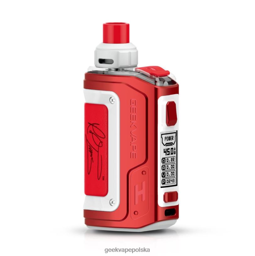 Geekvape h45 (aegis hero 2) zestaw modów na kapsułki 1400 mAh 4 ml edycja rte (czerwono-biała) 4HDHZD98- Geek Vape Opinie