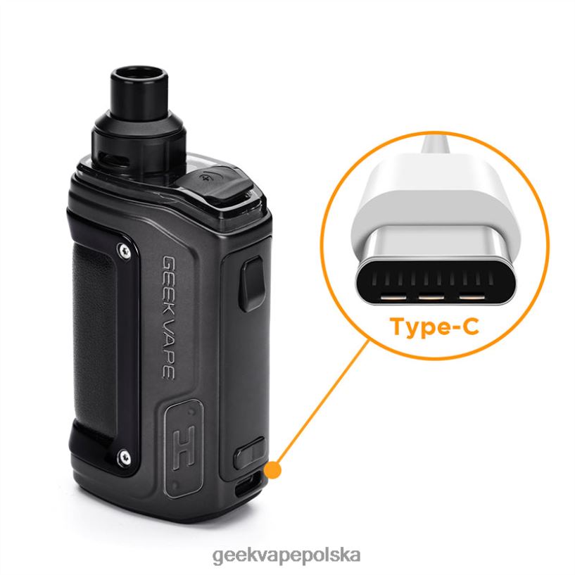 Geekvape h45 (aegis hero 2) zestaw modów na kapsułki 1400 mAh 4 ml srebro 4HDHZD104- Geekvape Poland